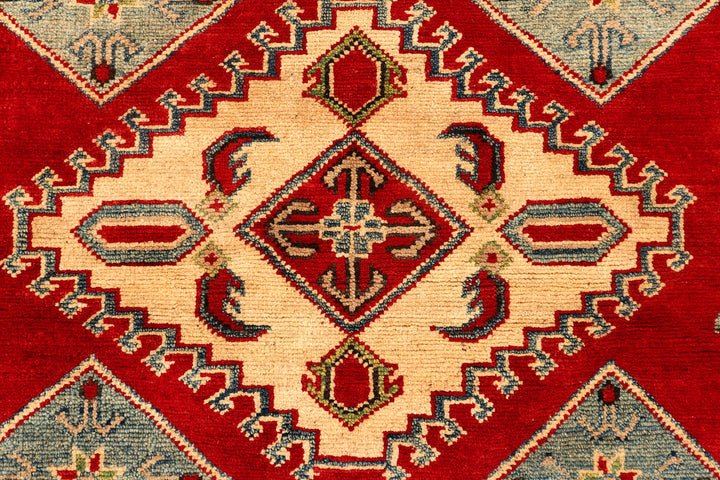 Firebrick Kazak 4'  10" x 6'  11" - No. QA77487