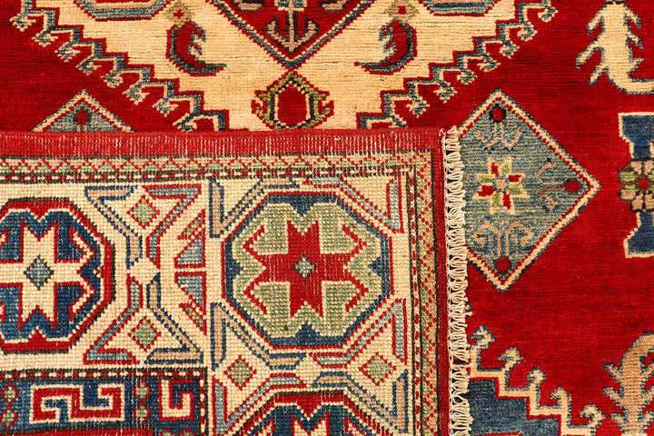 Firebrick Kazak 4'  10" x 6'  11" - No. QA77487