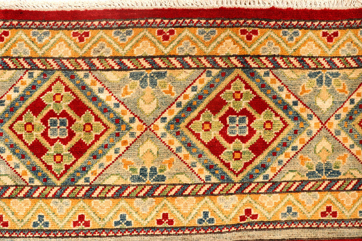 Multi Colored Kazak 5'  x" 6'  9" - No. QA22747