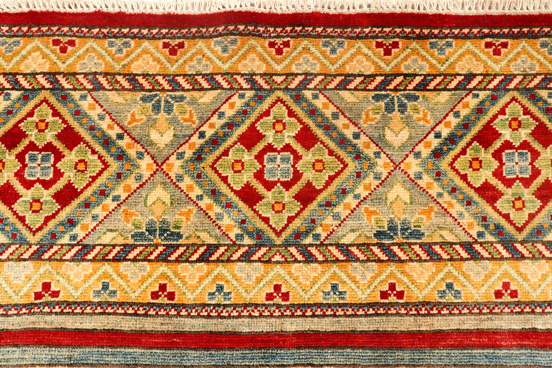 Multi Colored Kazak 5'  x" 6'  9" - No. QA22747