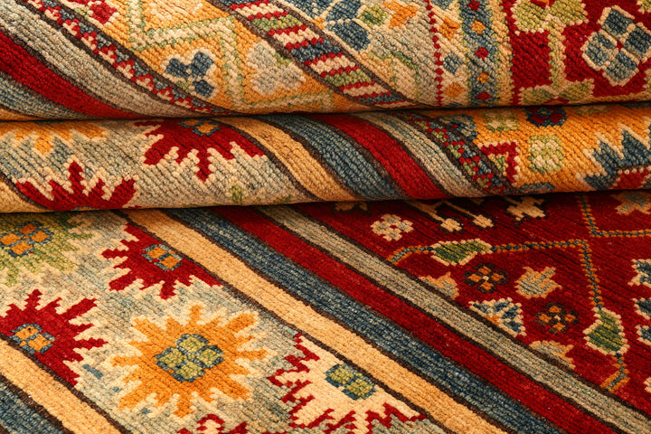 Multi Colored Kazak 5'  x" 6'  9" - No. QA22747