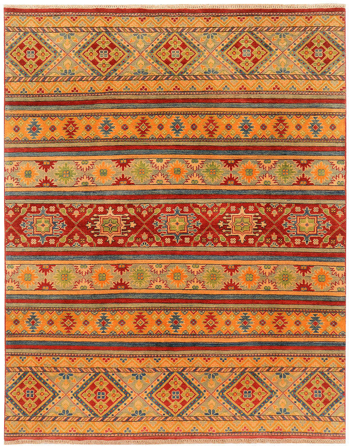 Multi Colored Kazak 5'  x" 6'  9" - No. QA22747