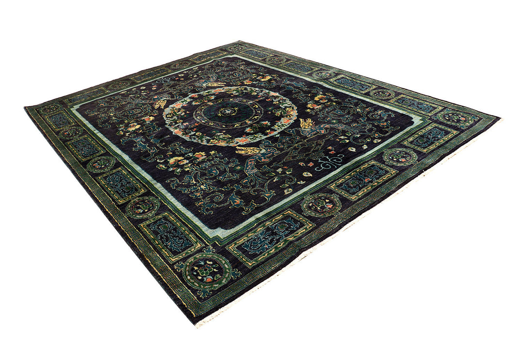 Multi Colored Suzani 7'  11" x 9'  11" - No. QA87137