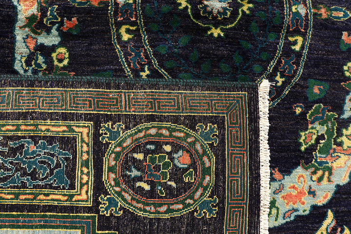 Multi Colored Suzani 7'  11" x 9'  11" - No. QA87137