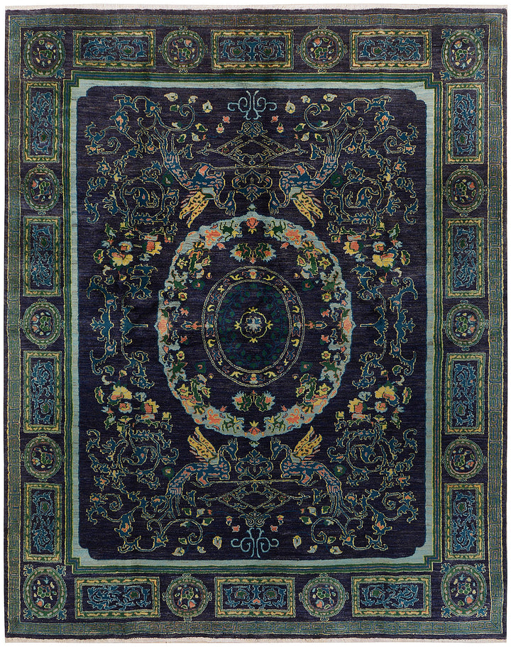 Multi Colored Suzani 7'  11" x 9'  11" - No. QA87137