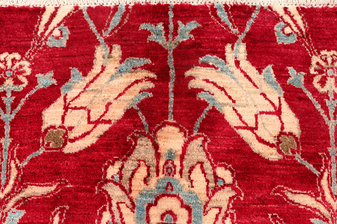 Firebrick Suzani 6'  x" 9'  1" - No. QA43775