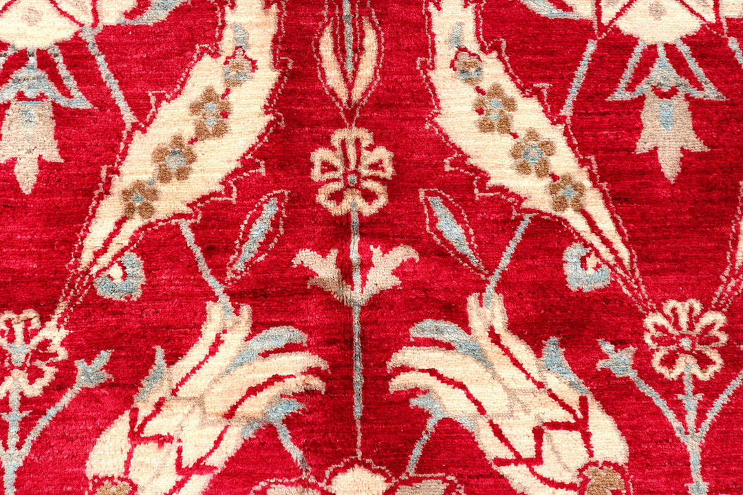 Firebrick Suzani 6'  x" 9'  1" - No. QA43775