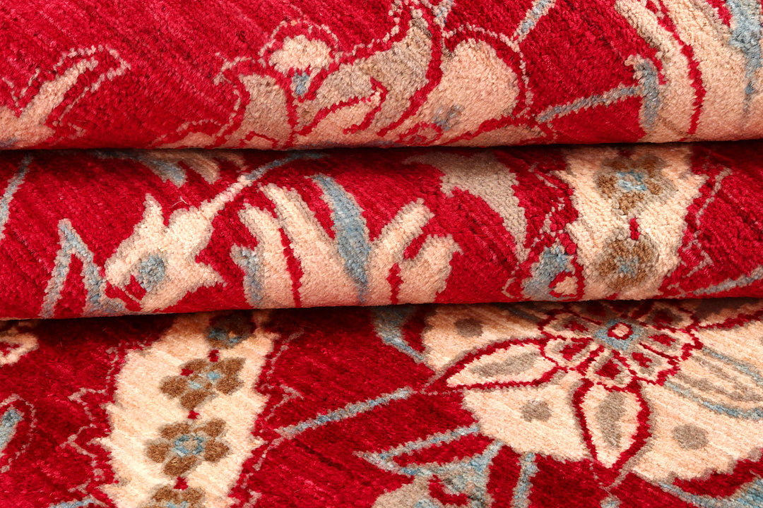 Firebrick Suzani 6'  x" 9'  1" - No. QA43775