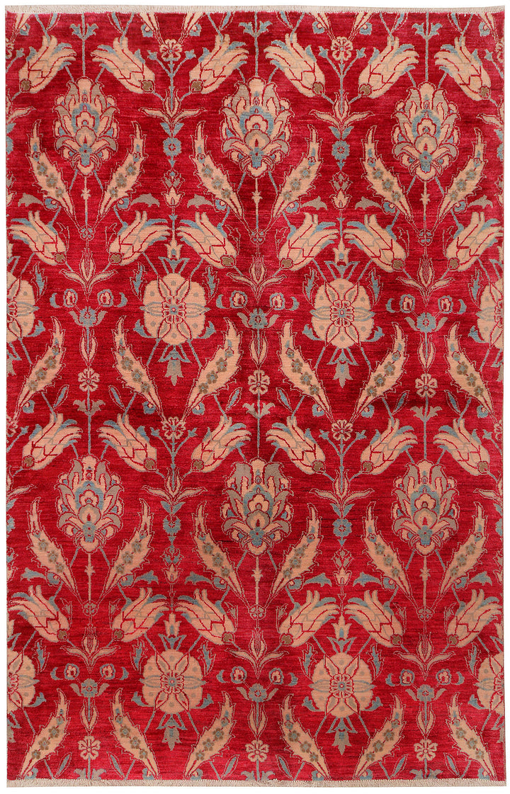 Firebrick Suzani 6'  x" 9'  1" - No. QA43775