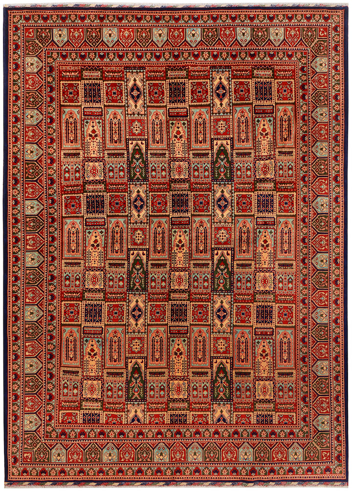 Multi Colored Khal Mohammadi 8'  1" x 11'  6" - No. QA23916