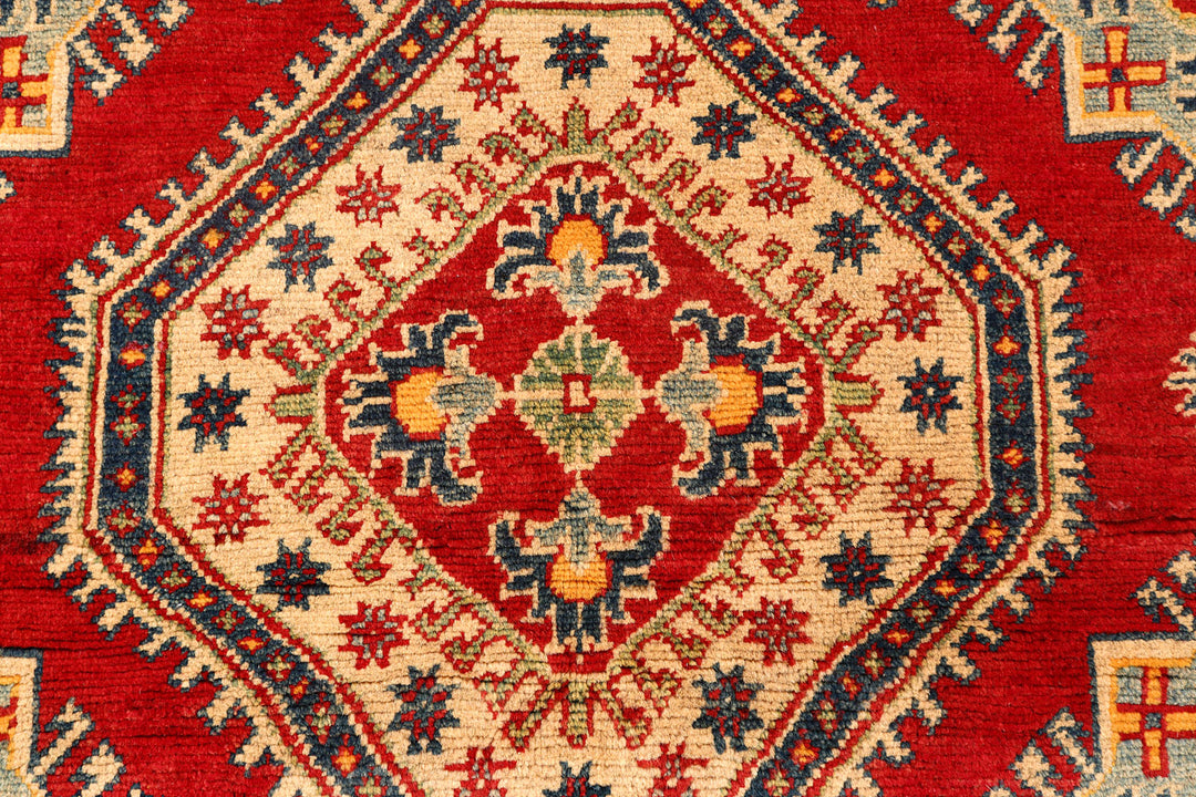 Red Kazak 4'  9" x 6'  10" - No. QA98176