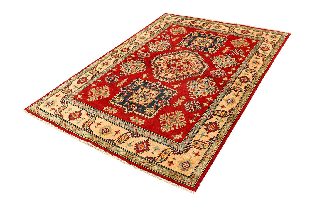 Red Kazak 4'  9" x 6'  10" - No. QA98176