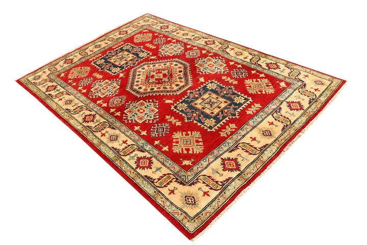 Red Kazak 4'  9" x 6'  10" - No. QA98176