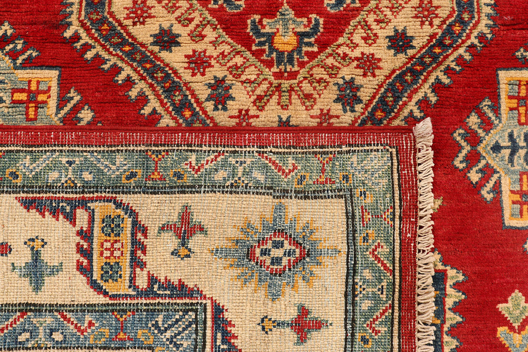 Red Kazak 4'  9" x 6'  10" - No. QA98176