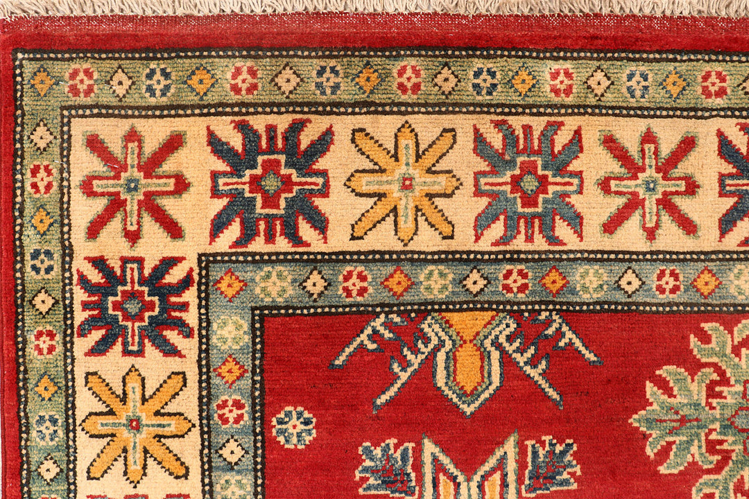 Red Kazak 4'  9" x 6'  11" - No. QA98958