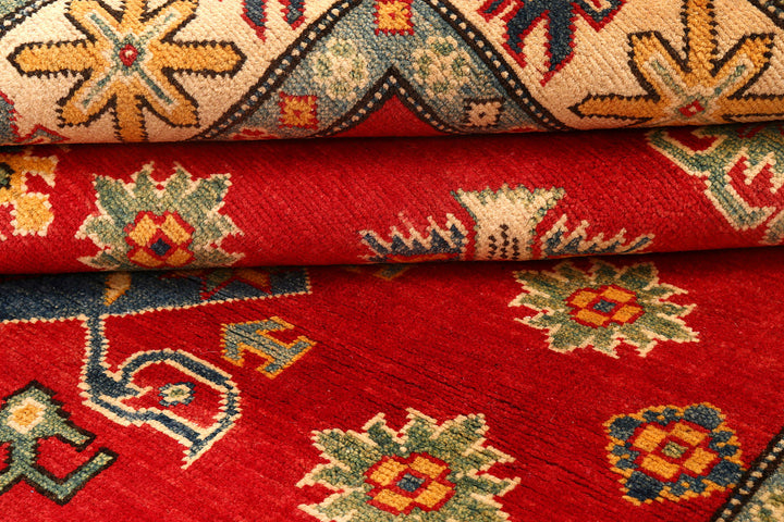 Red Kazak 4'  9" x 6'  11" - No. QA98958