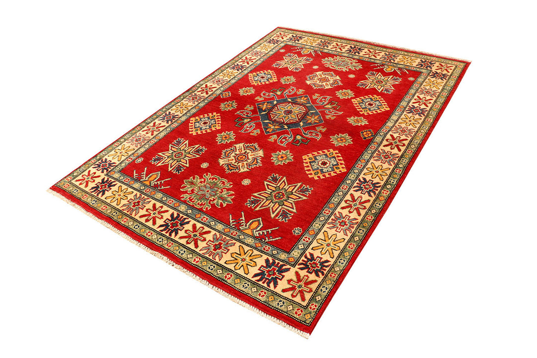 Red Kazak 4'  9" x 6'  11" - No. QA98958