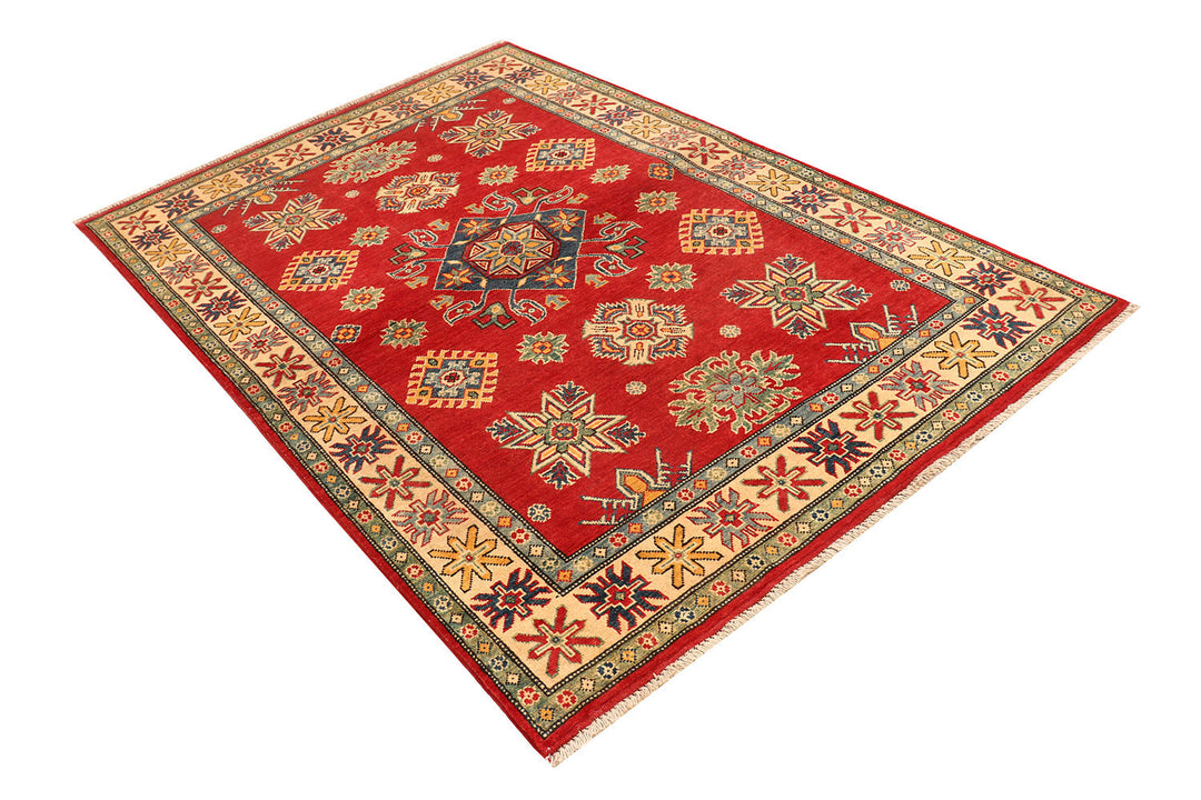 Red Kazak 4'  9" x 6'  11" - No. QA98958