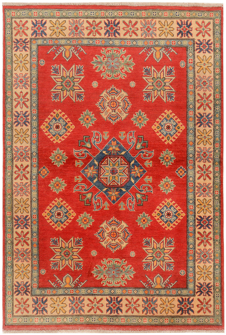 Red Kazak 4'  9" x 6'  11" - No. QA98958