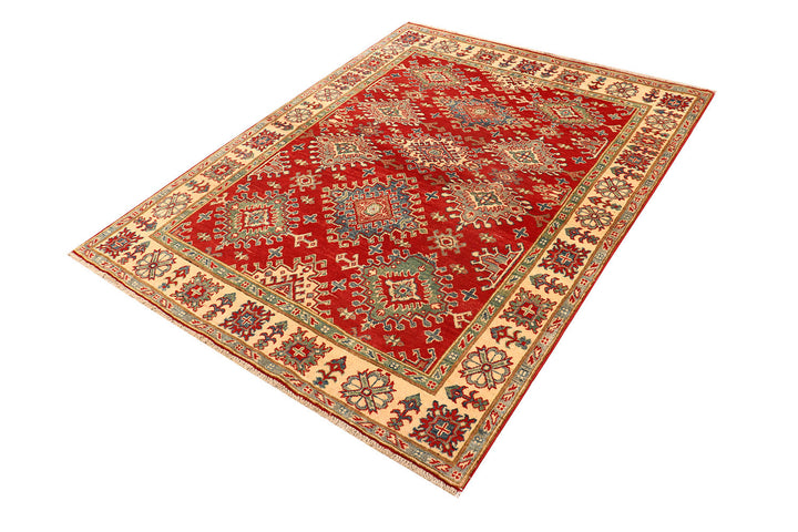 Red Kazak 4'  10" x 6'  4" - No. QA18561
