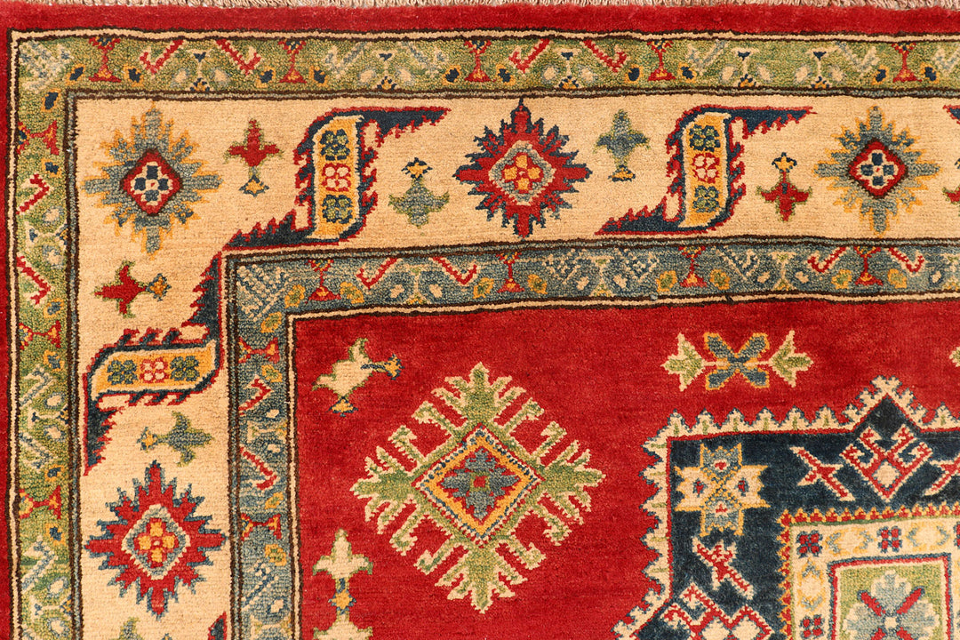 Red Kazak 4'  11" x 6'  11" - No. QA12017