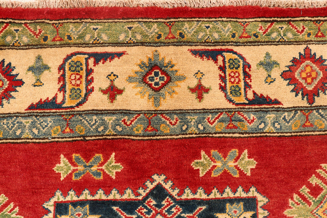 Red Kazak 4'  11" x 6'  11" - No. QA12017