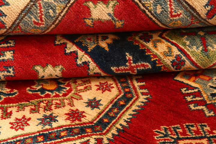 Red Kazak 4'  11" x 6'  11" - No. QA12017