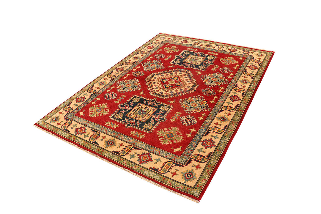 Red Kazak 4'  11" x 6'  11" - No. QA12017