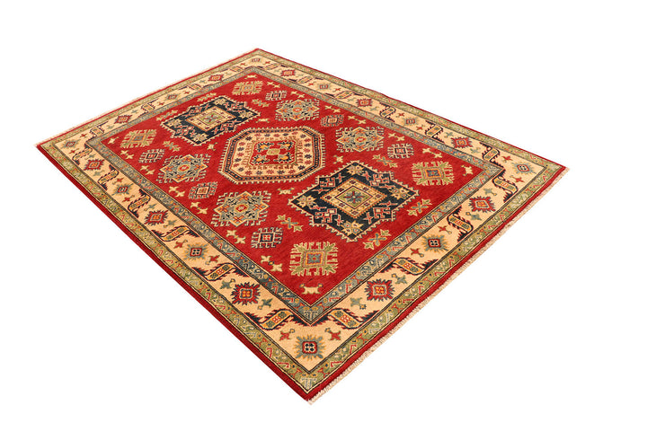 Red Kazak 4'  11" x 6'  11" - No. QA12017