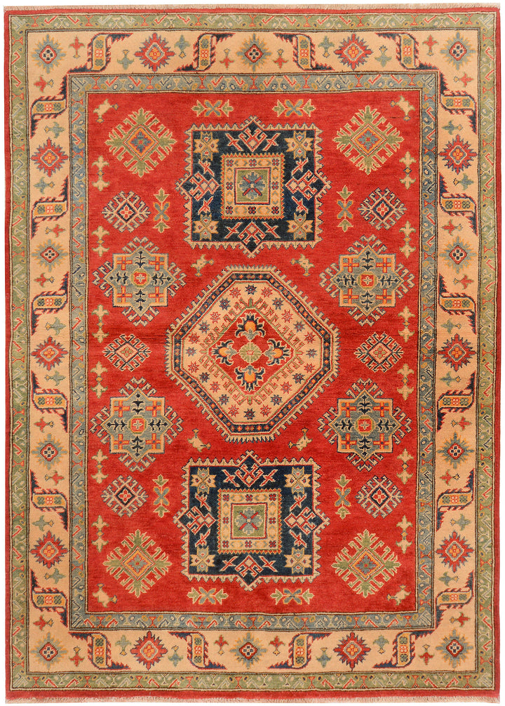 Red Kazak 4'  11" x 6'  11" - No. QA12017