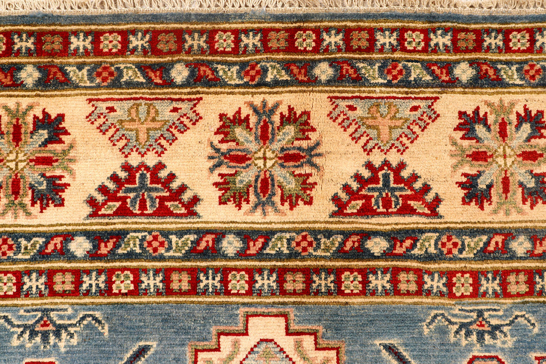 Light Steel Blue Kazak 4'  11" x 6'  9" - No. QA16076