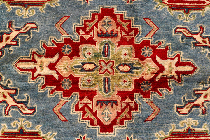 Light Steel Blue Kazak 4'  11" x 6'  9" - No. QA16076