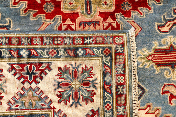 Light Steel Blue Kazak 4'  11" x 6'  9" - No. QA16076