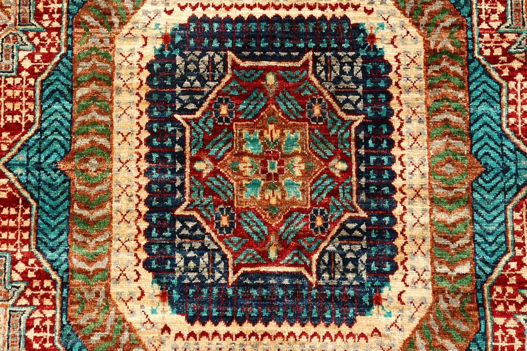 Multi Colored Ziegler 6'  7" x 9'  9" - No. QA14649