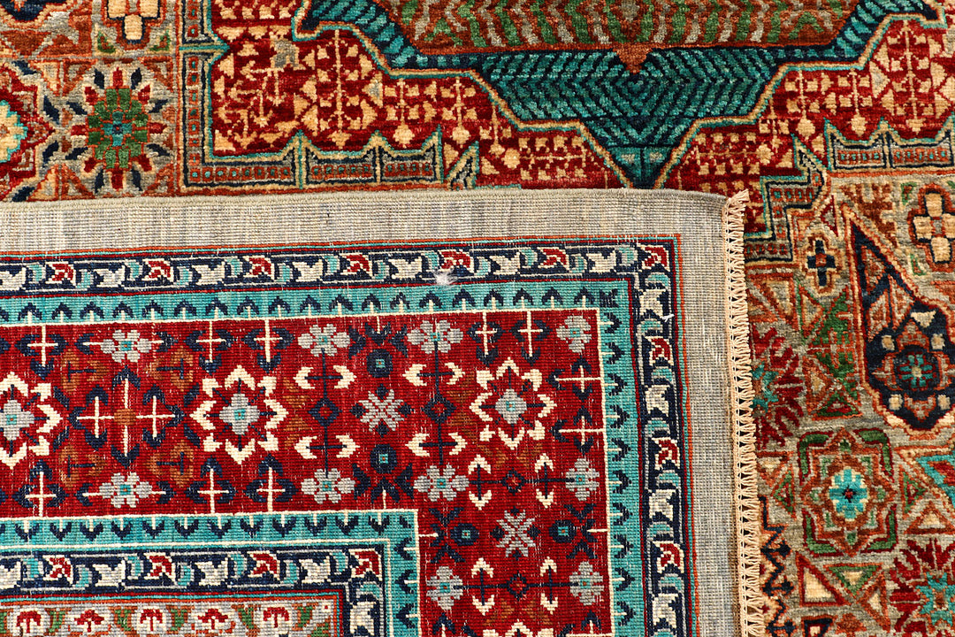 Multi Colored Ziegler 6'  7" x 9'  9" - No. QA14649