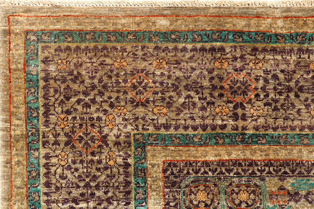 Multi Colored Ziegler 6'  9" x 9'  9" - No. QA76308