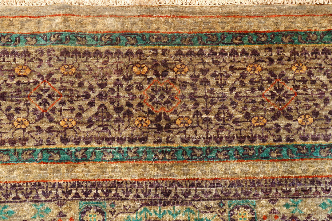 Multi Colored Ziegler 6'  9" x 9'  9" - No. QA76308