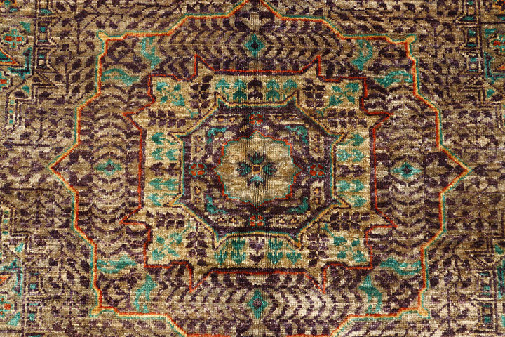 Multi Colored Ziegler 6'  9" x 9'  9" - No. QA76308