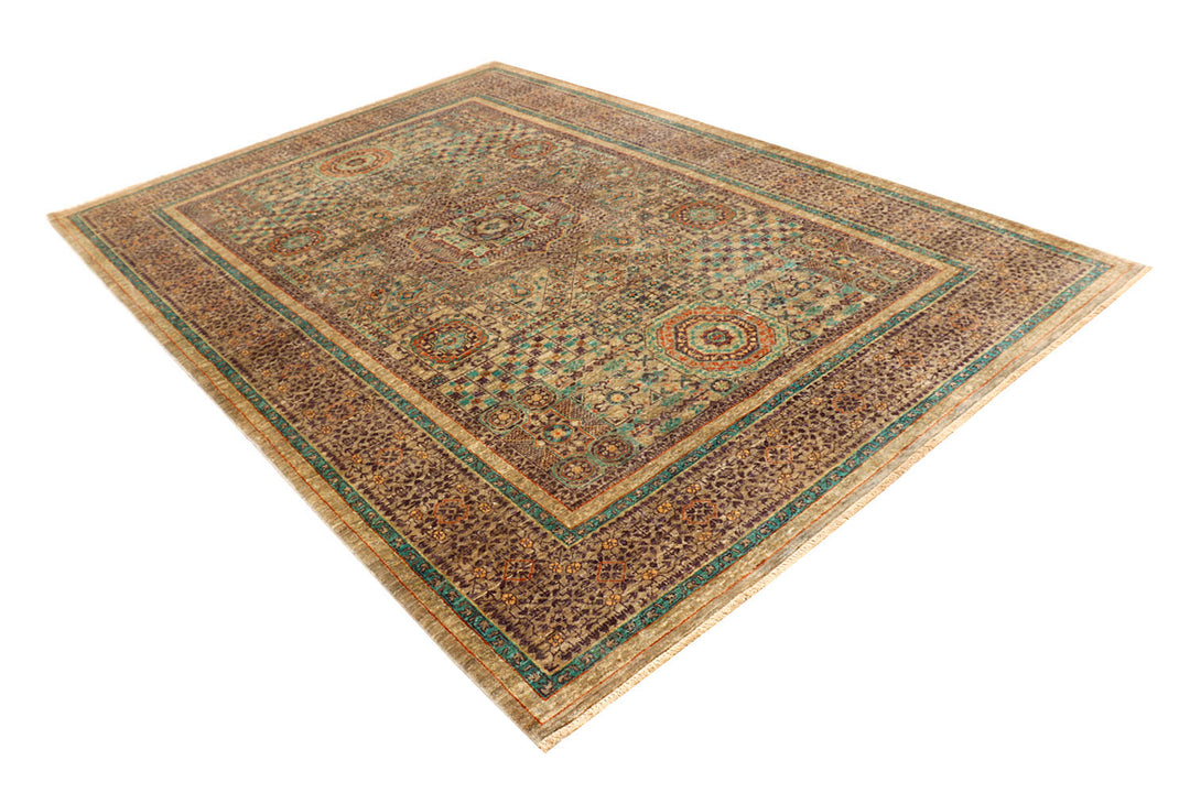 Multi Colored Ziegler 6'  9" x 9'  9" - No. QA76308