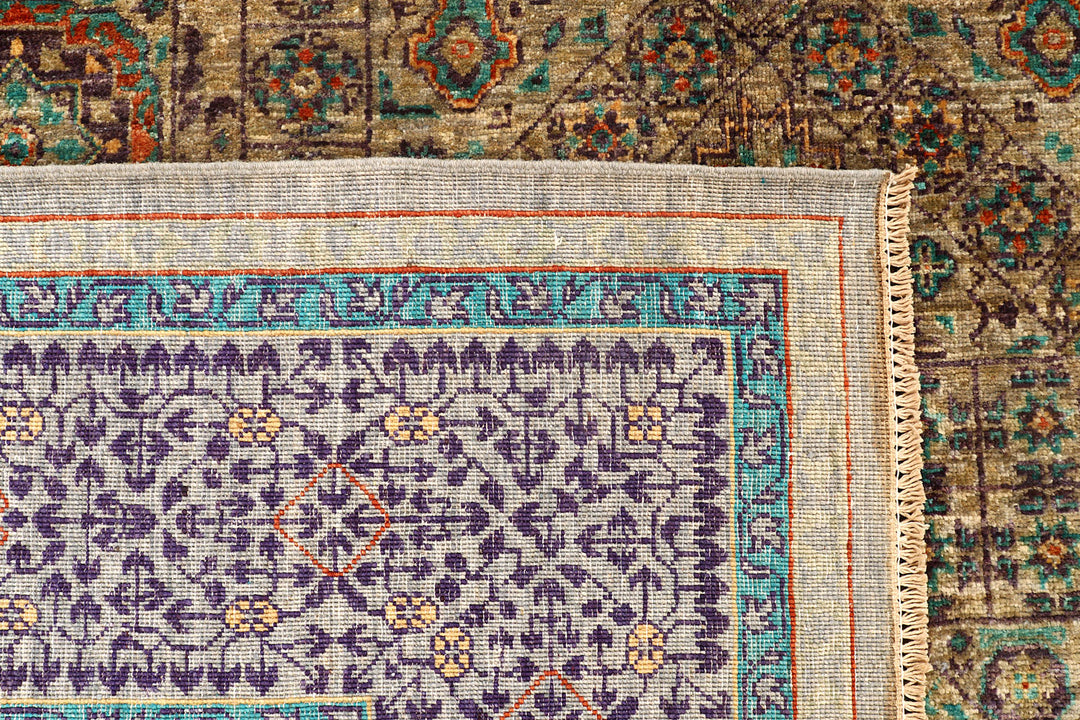 Multi Colored Ziegler 6'  9" x 9'  9" - No. QA76308