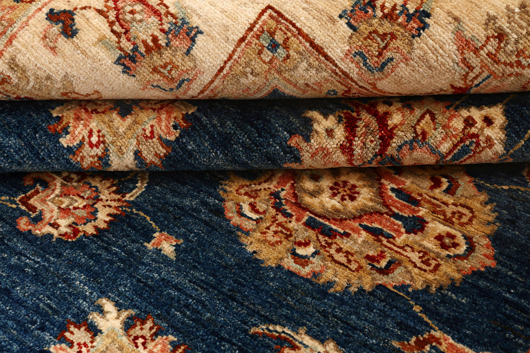 Midnight Blue Ziegler 4'  11" x 6'  10" - No. QA51186