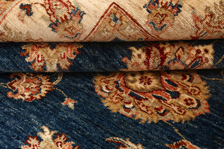 Midnight Blue Ziegler 4'  11" x 6'  10" - No. QA51186