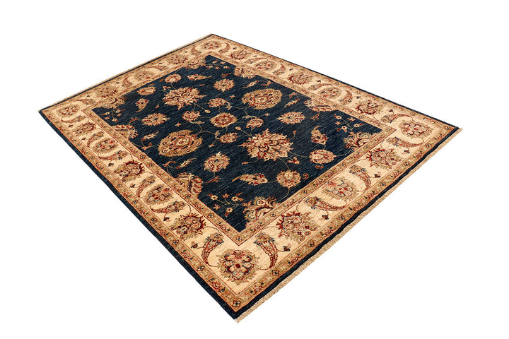 Midnight Blue Ziegler 4'  11" x 6'  10" - No. QA51186