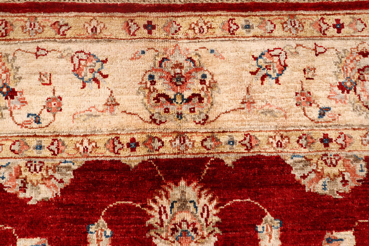 Firebrick Oushak 4' 11 x 6' 8 - No. 73364