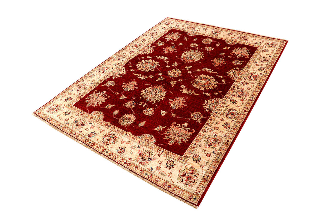 Firebrick Oushak 4' 11 x 6' 8 - No. 73364