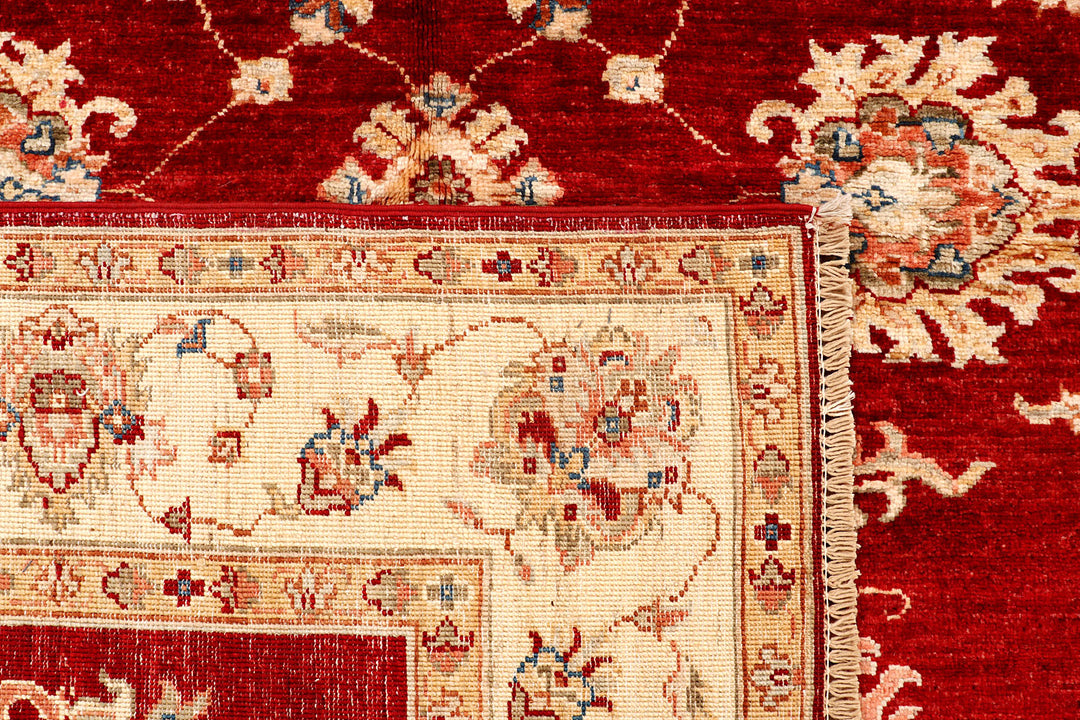 Firebrick Oushak 4' 11 x 6' 8 - No. 73364