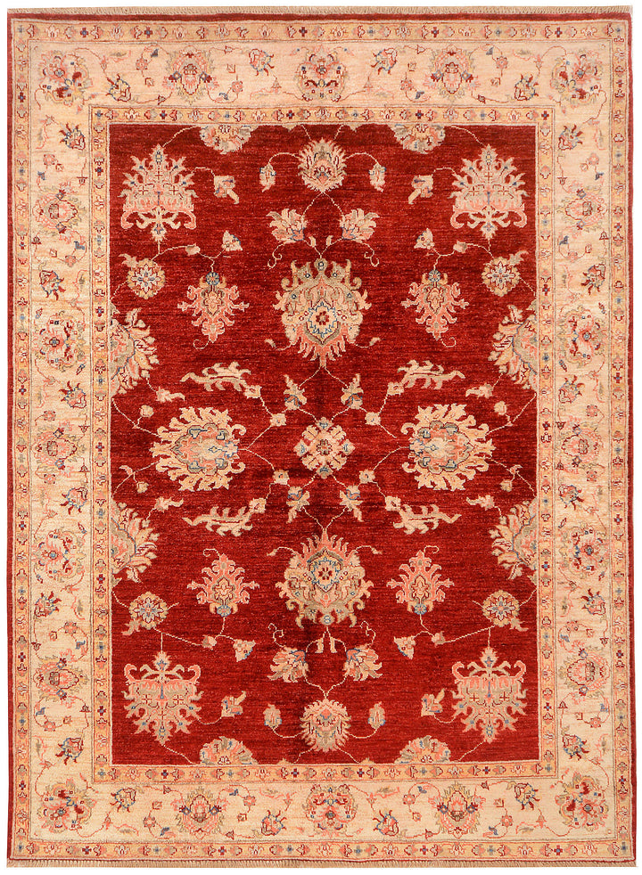 Firebrick Oushak 4' 11 x 6' 8 - No. 73364