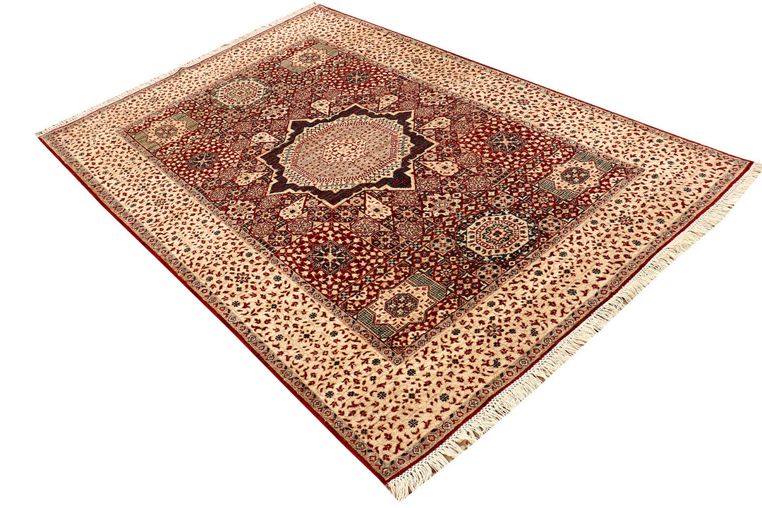 Firebrick Mamluk 4'  9" x 6'  11" - No. QA40622