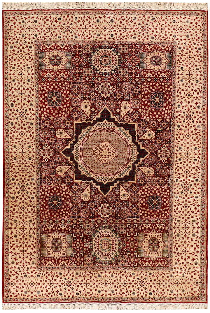 Firebrick Mamluk 4'  9" x 6'  11" - No. QA40622