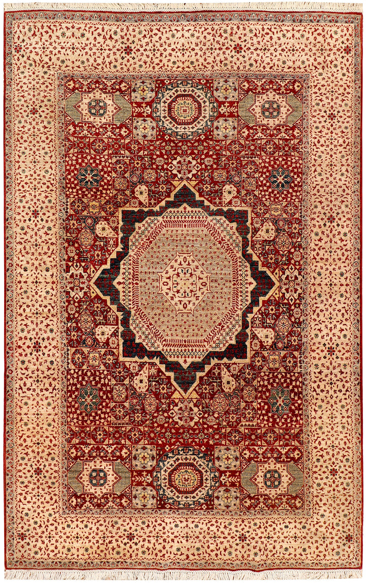 Firebrick Mamluk 5'  10" x 8'  8" - No. QA76545